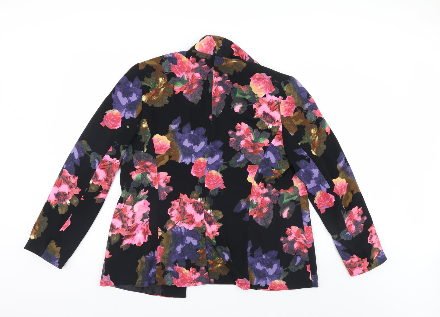 TU Womens Multicoloured Floral  Jacket Suit Jacket Size 16
