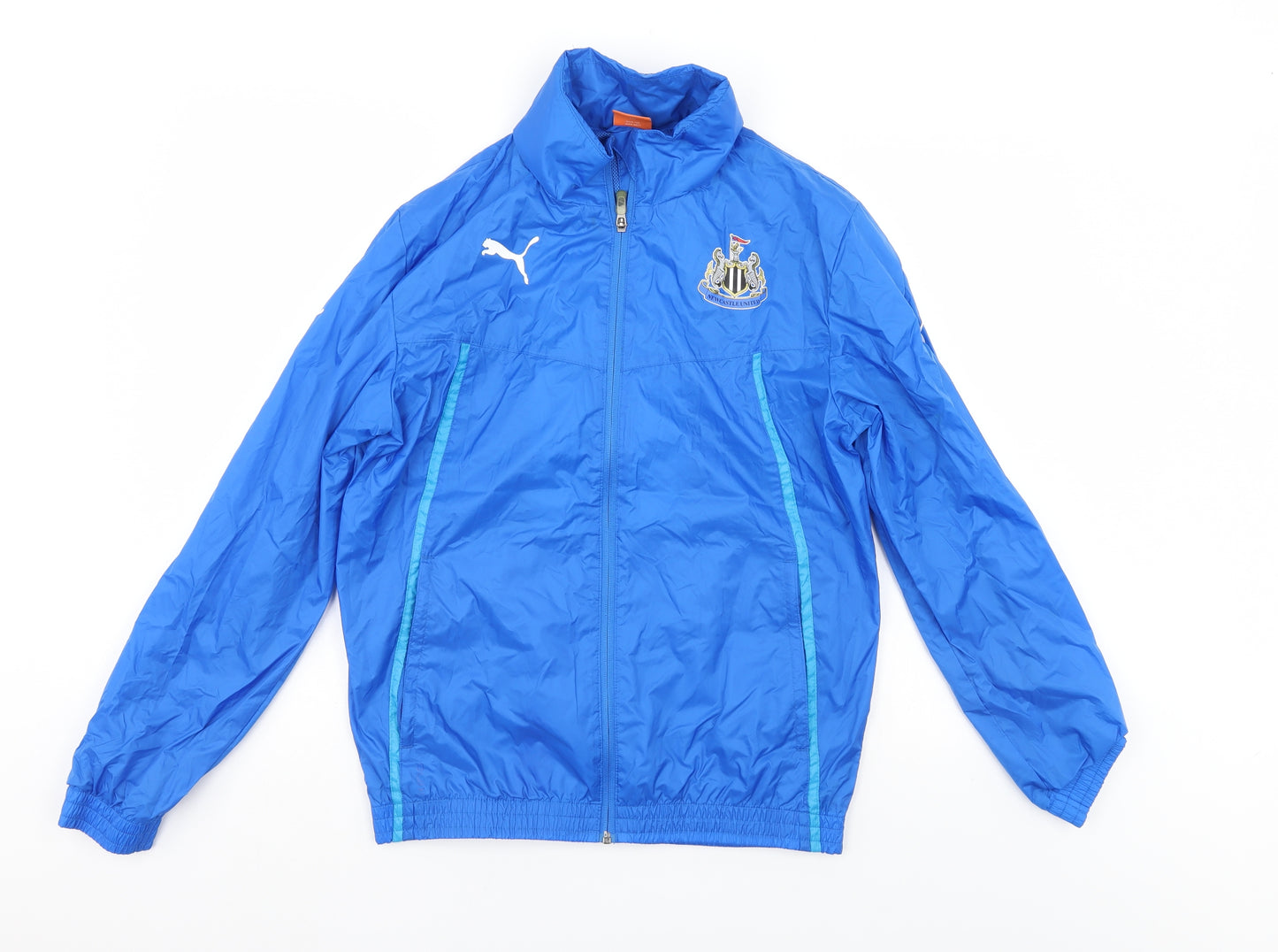 PUMA Mens Blue   Rain Coat Jacket Size S  - Newcastle UTD