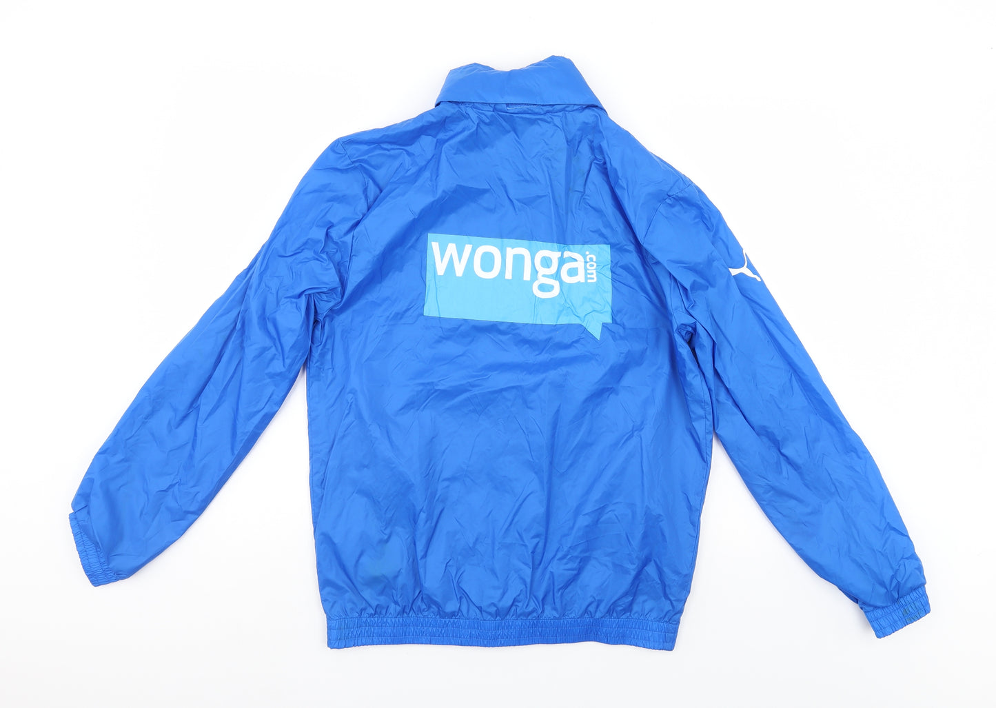 PUMA Mens Blue   Rain Coat Jacket Size S  - Newcastle UTD