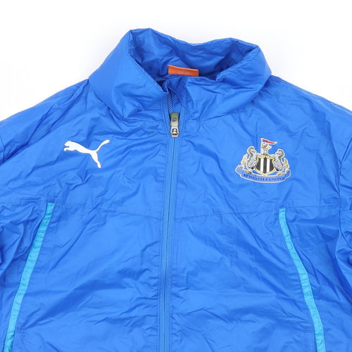 PUMA Mens Blue   Rain Coat Jacket Size S  - Newcastle UTD