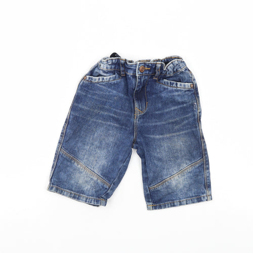 Denim & Co. Boys Blue  Denim Cropped Jeans Size 6-7 Years