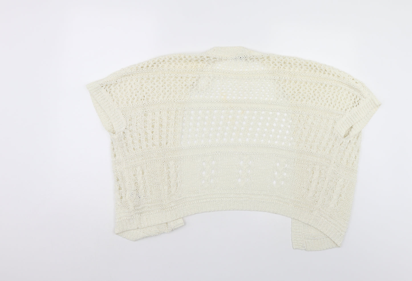 TU Womens White   Shrug Jumper Size 8
