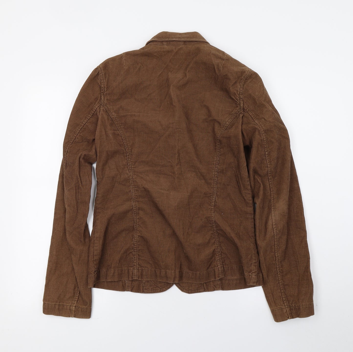 Divided Womens Brown  Corduroy Jacket Blazer Size 10