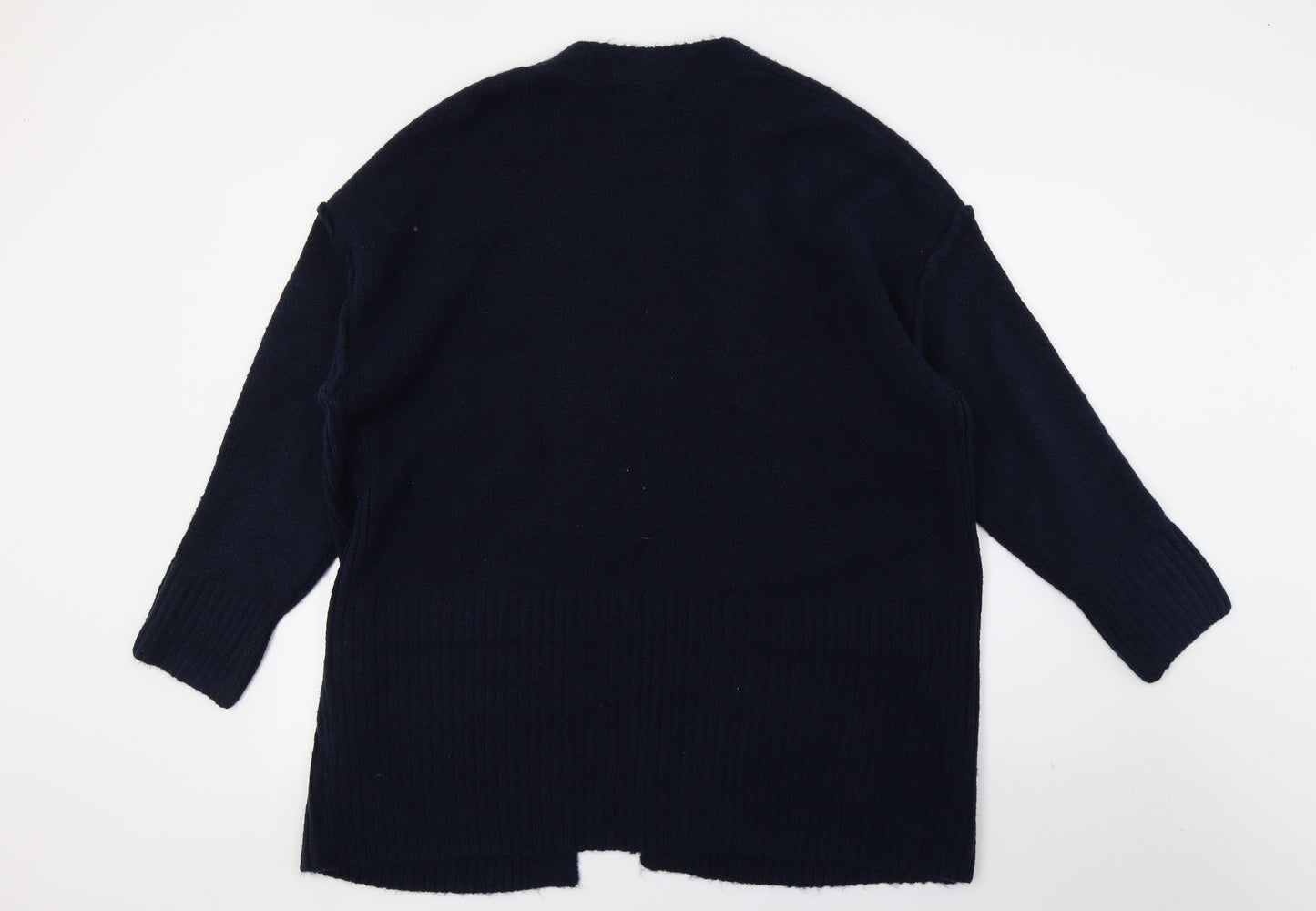 Marks and Spencer Womens Blue  Knit Cardigan Jumper Size L