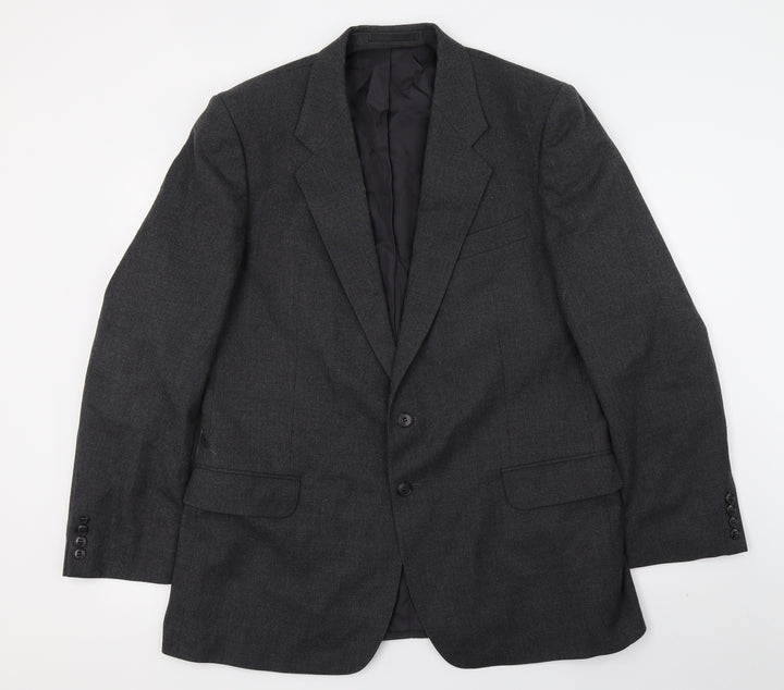 St Michael Mens Grey Jacket Suit Jacket Size L