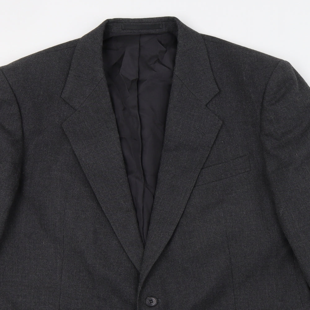St Michael Mens Grey   Jacket Suit Jacket Size L