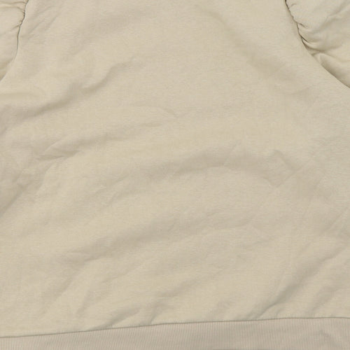 George Womens Beige  Jersey Pullover Sweatshirt Size S