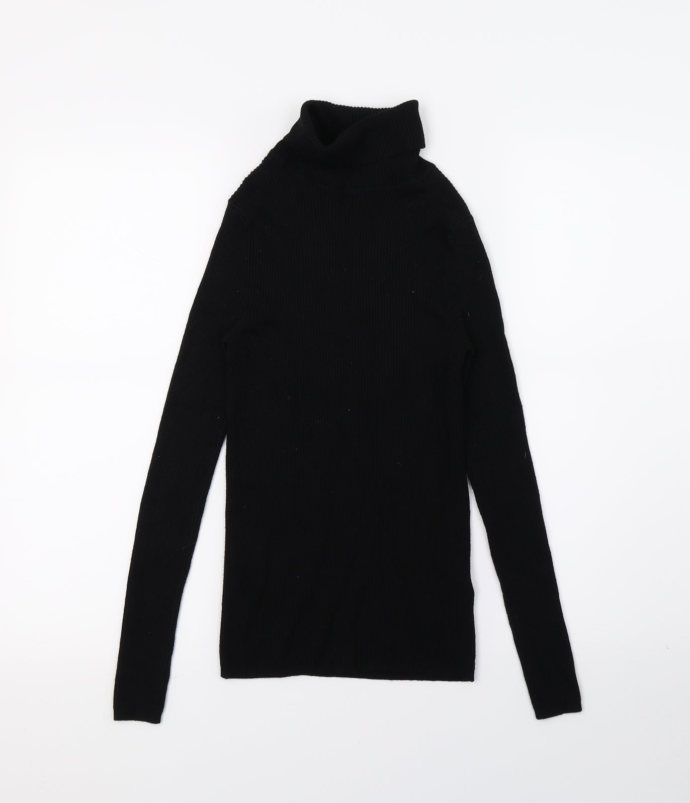 Marks and Spencer Womens Black  Knit Basic T-Shirt Size 6