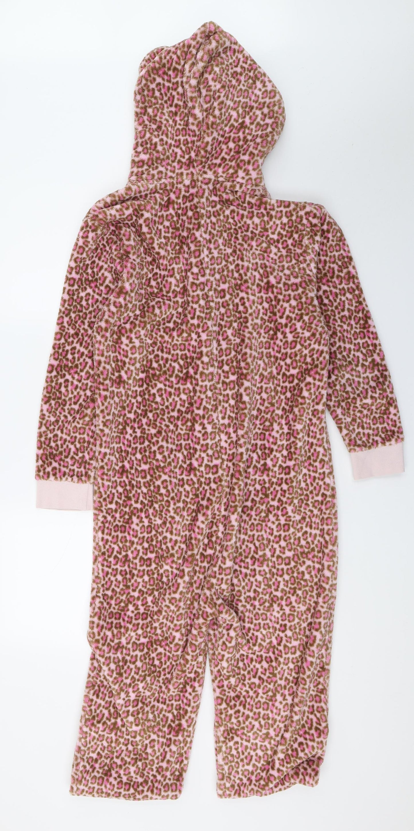 NEXT Girls Pink Animal Print Microfibre Top One Piece Size 11 Years