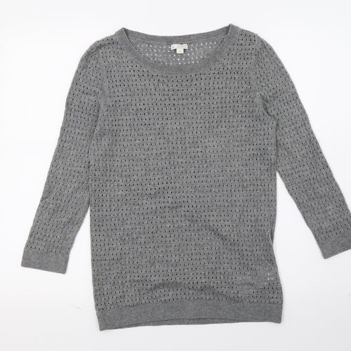 Gap Womens Grey  Knit Pullover Jumper Size S