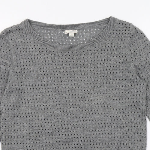 Gap Womens Grey  Knit Pullover Jumper Size S