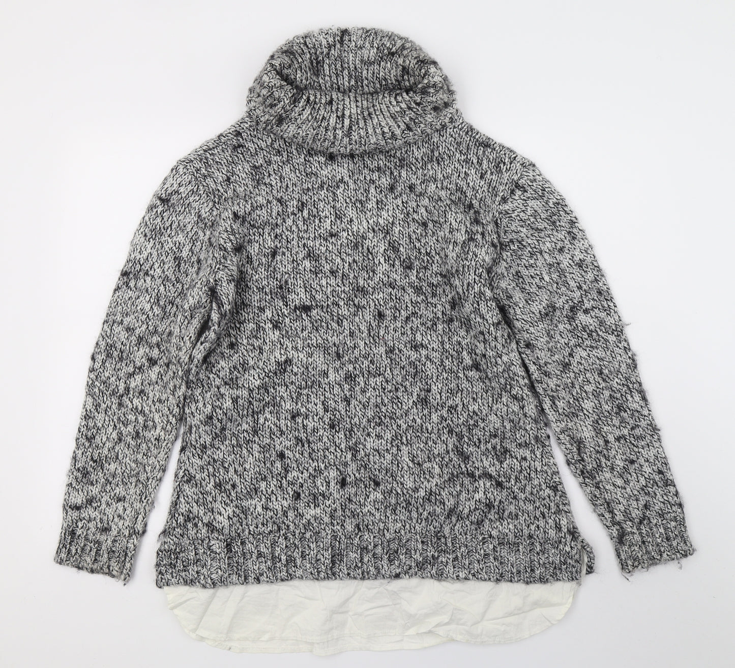 George Womens Grey  Knit Pullover Jumper Size 14
