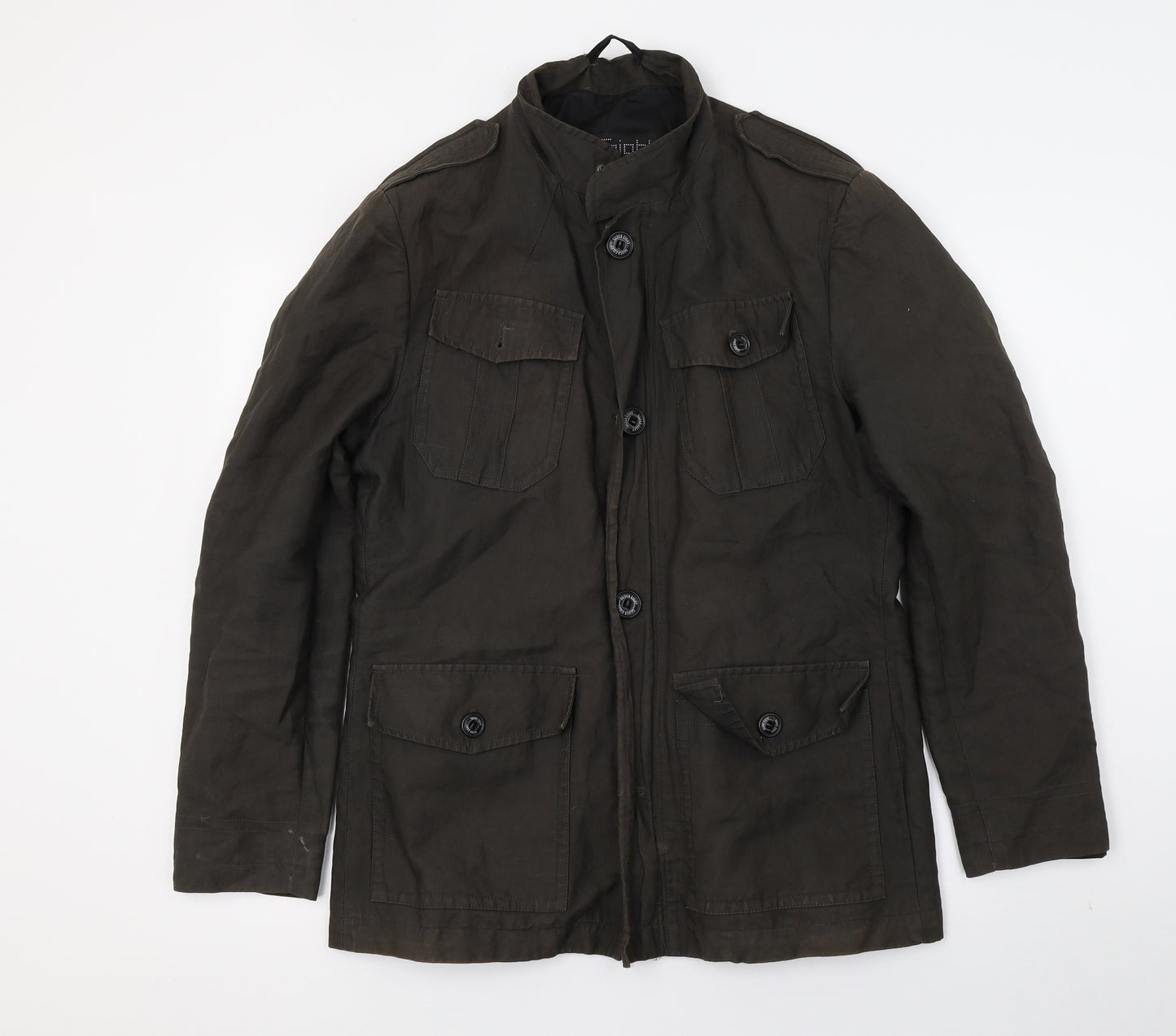 Silver Eight Mens Green   Jacket  Size S