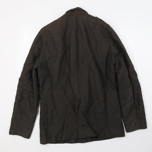 Silver Eight Mens Green   Jacket  Size S