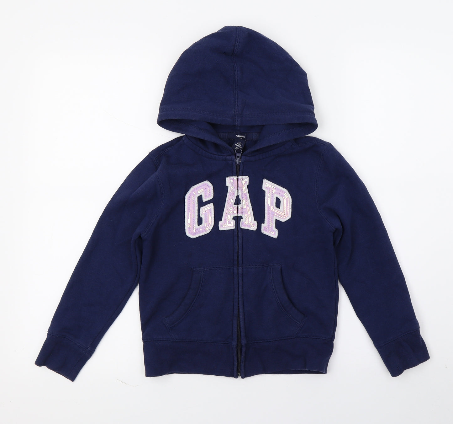 Gsap Girls Blue  Jersey Full Zip Hoodie Size S