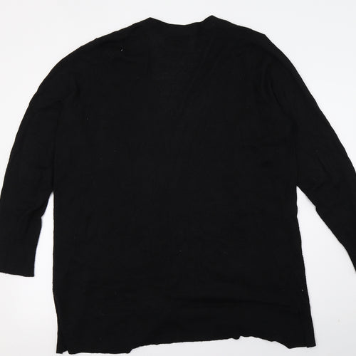F&F Womens Black  Knit Cardigan Jumper Size 18