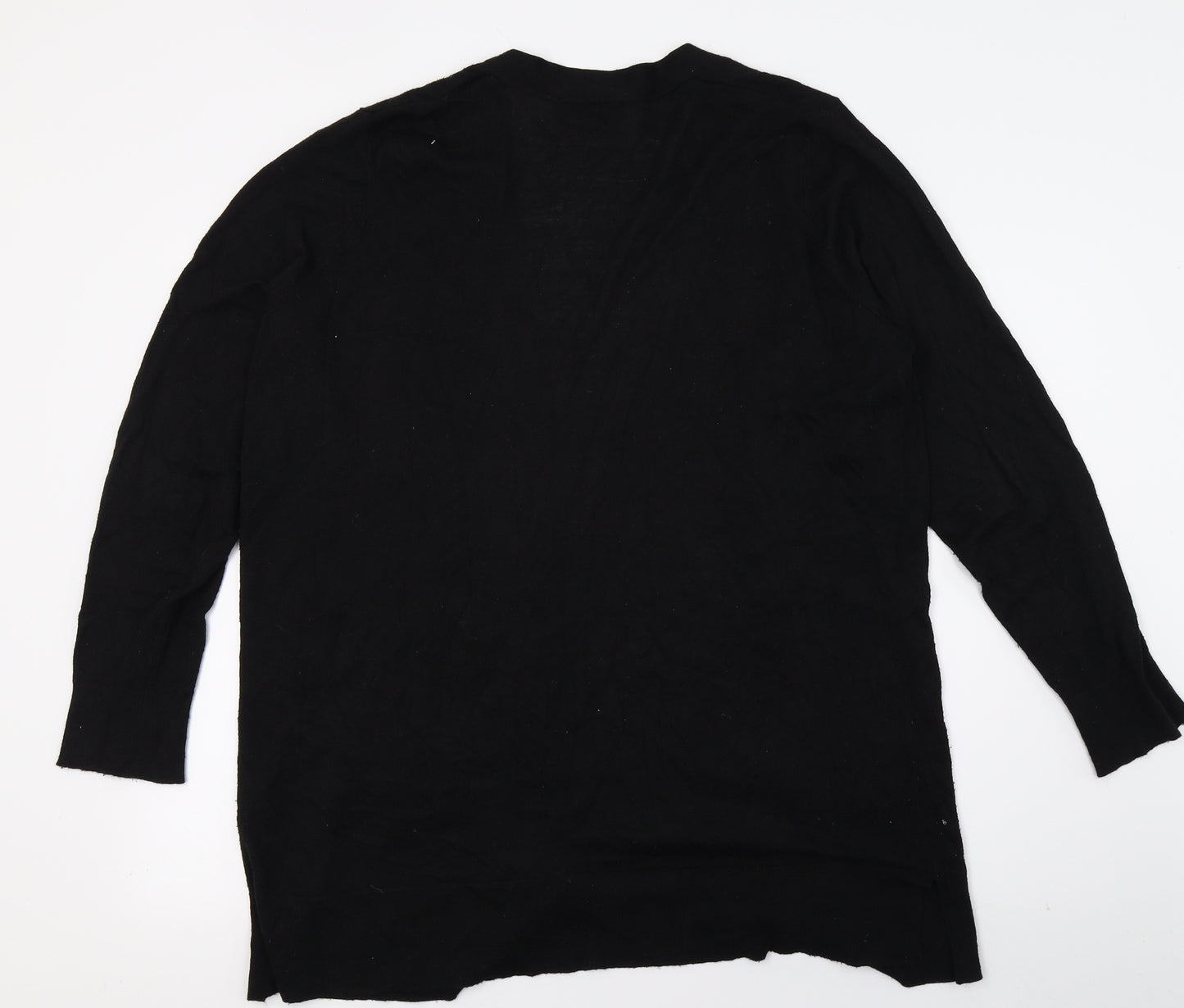 F&F Womens Black  Knit Cardigan Jumper Size 18