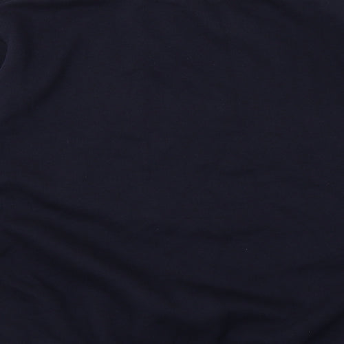 Easy Mens Blue  Jersey Pullover Sweatshirt Size L