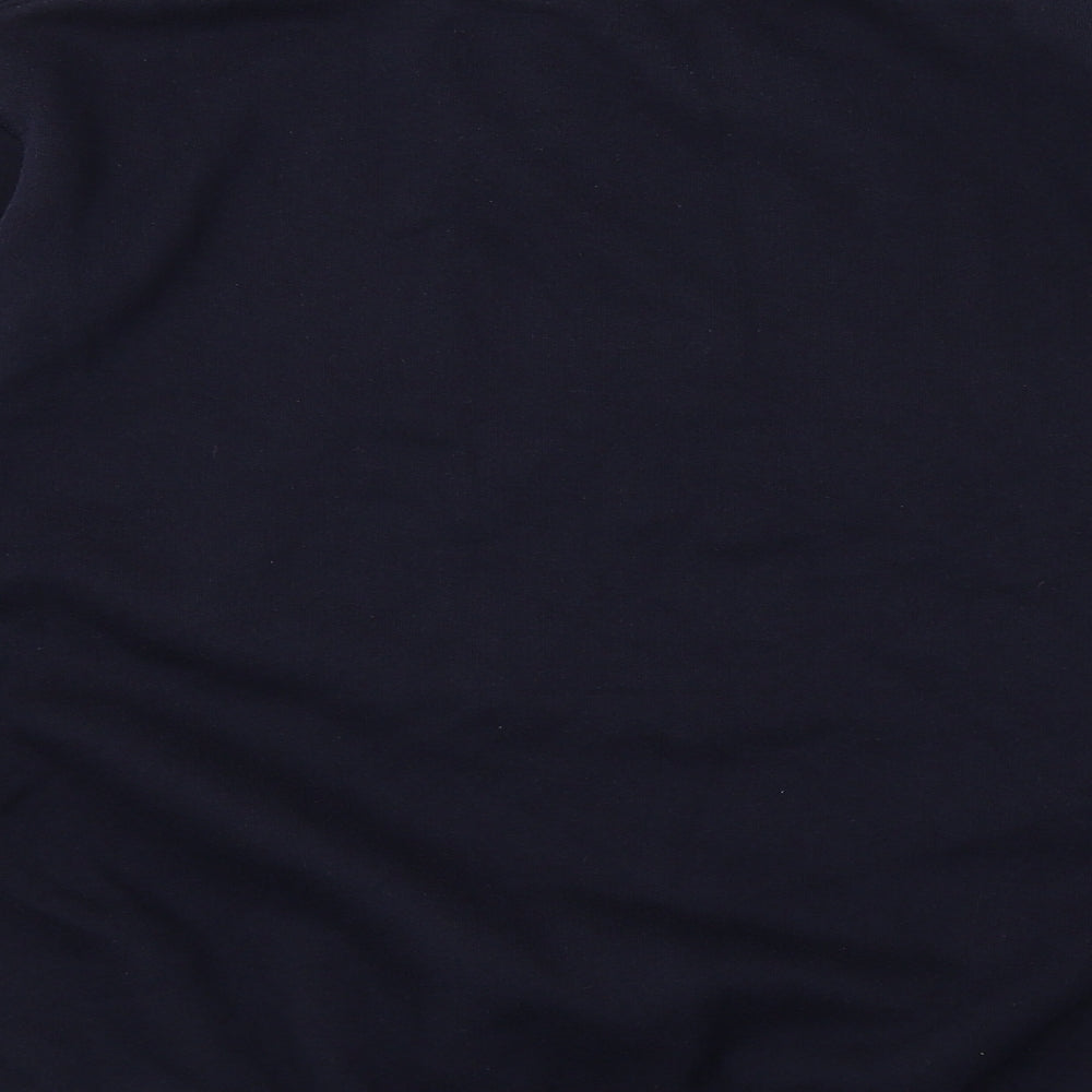 Easy Mens Blue  Jersey Pullover Sweatshirt Size L