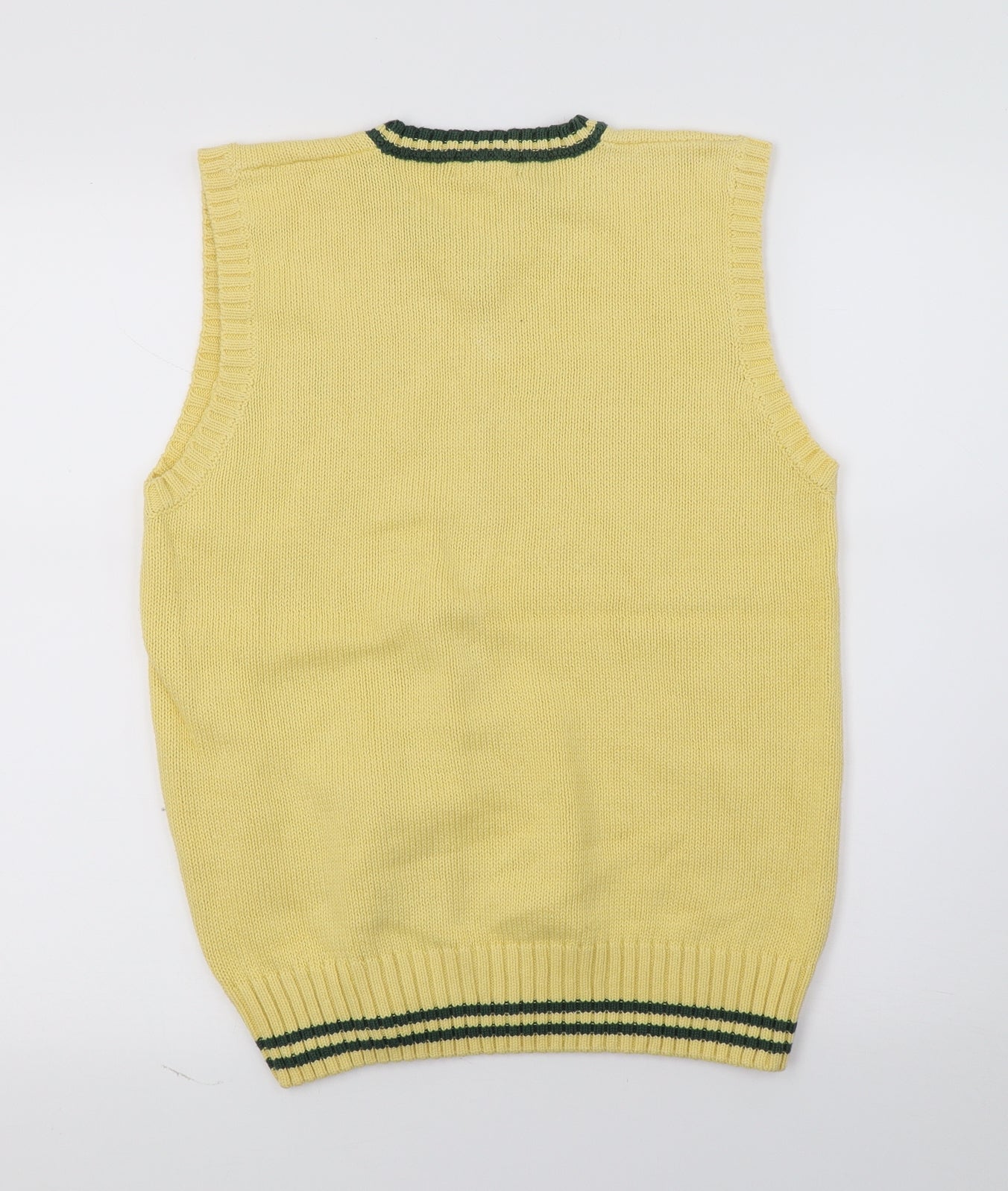 Polo Ralph Lauren Mens Yellow  Knit Pullover Jumper Size L