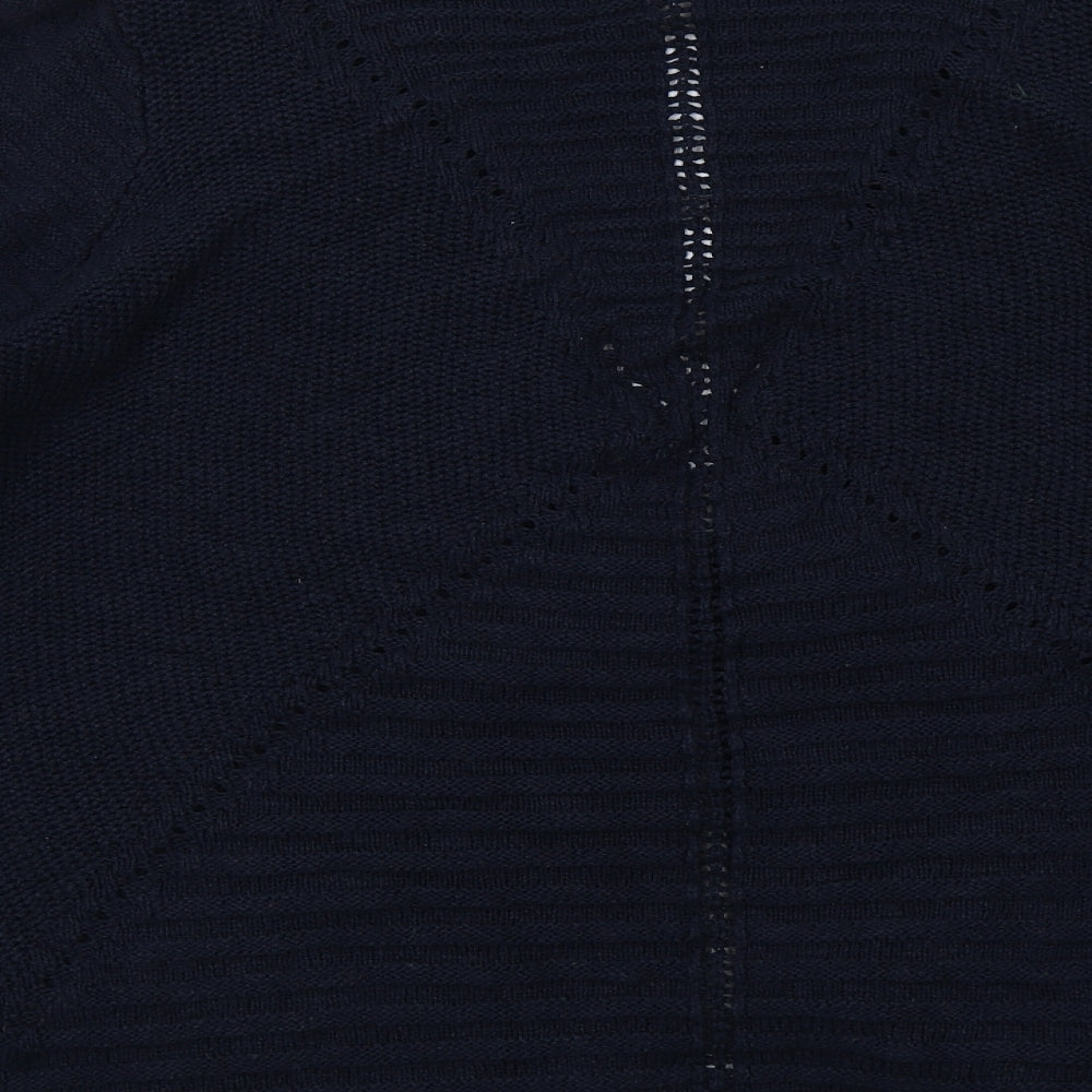 Per Una Womens Blue  Knit Cardigan Jumper Size 20