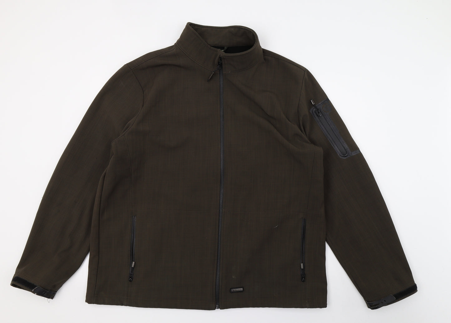 Iguana Mens Green  Softshell Jacket  Size 2XL