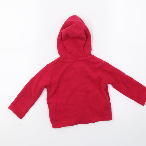 F&F Girls Pink  Fleece Jacket  Size 6-9 Months