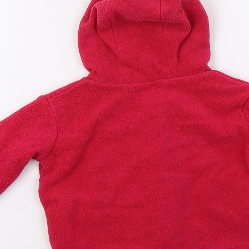 F&F Girls Pink  Fleece Jacket  Size 6-9 Months