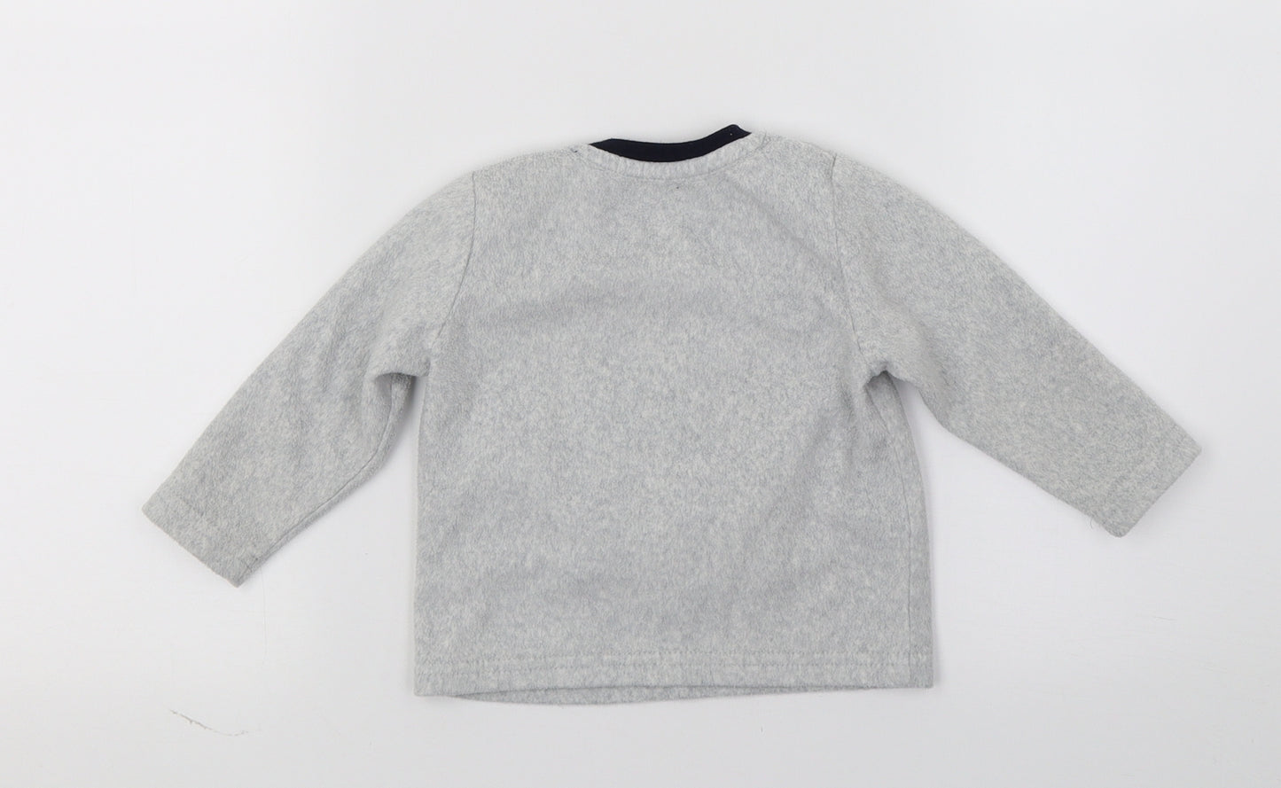 Primark Boys Grey Geometric Fleece Cami Pyjama Top Size 6-9 Months  - Little Digger