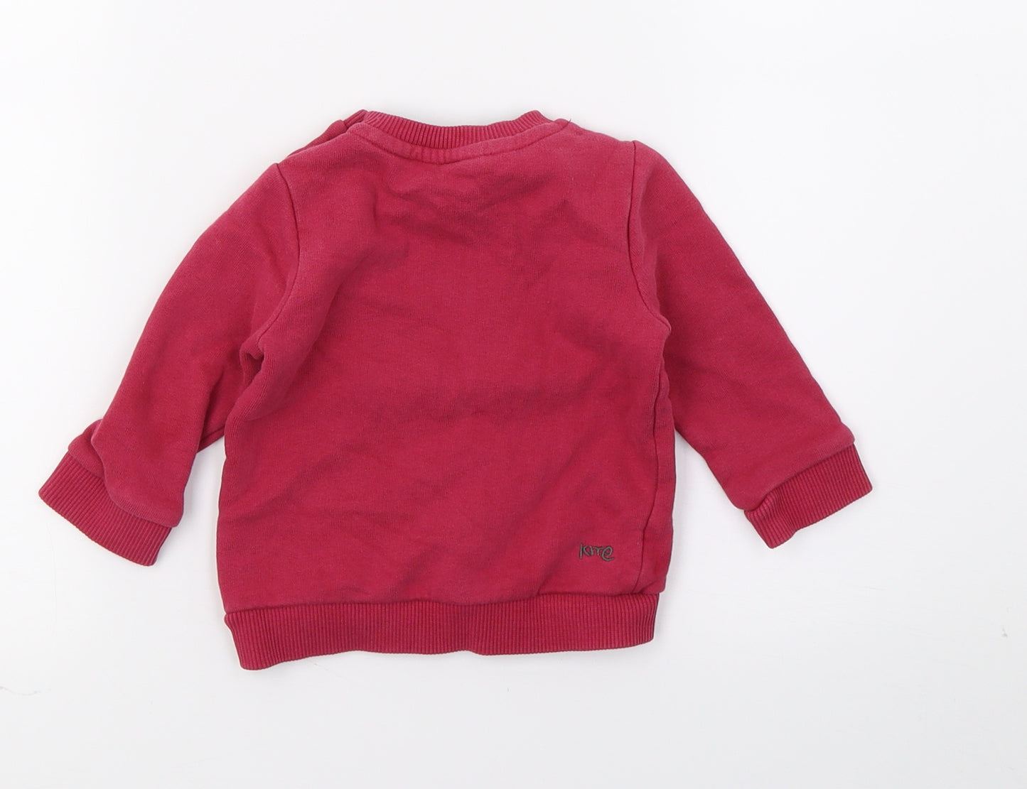 Kie Baby Pink  Jersey Pullover Jumper Size 6-9 Months  - Tractor