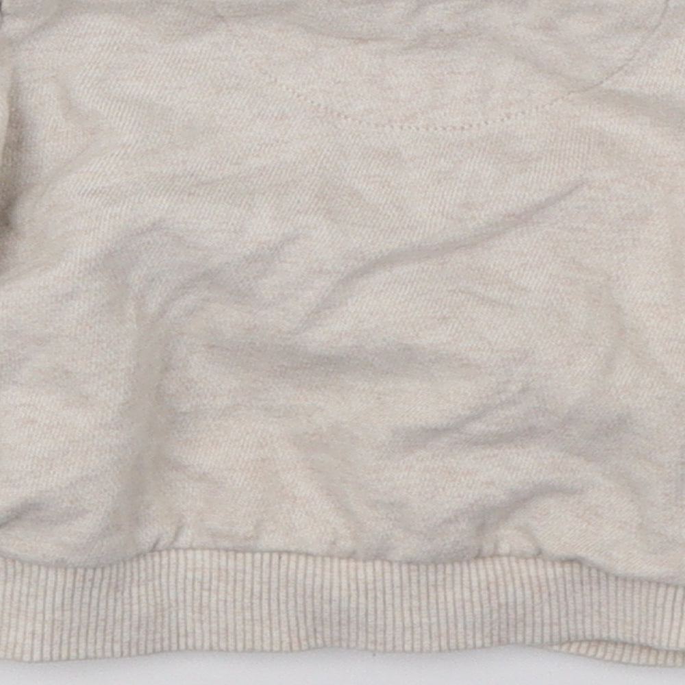F&F Baby Beige  Jersey Pullover Jumper Size 3-6 Months  - Hugs