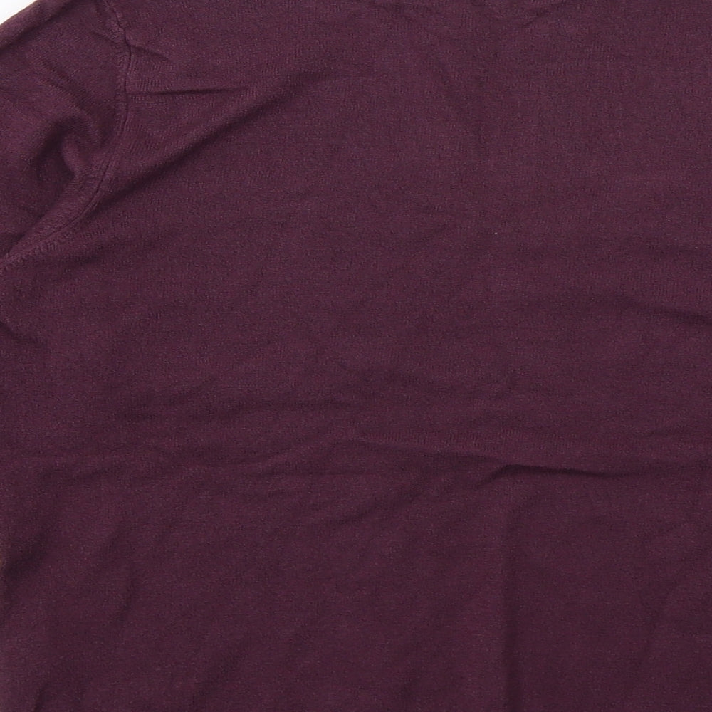 Per Una Womens Purple  Knit Pullover Jumper Size 14