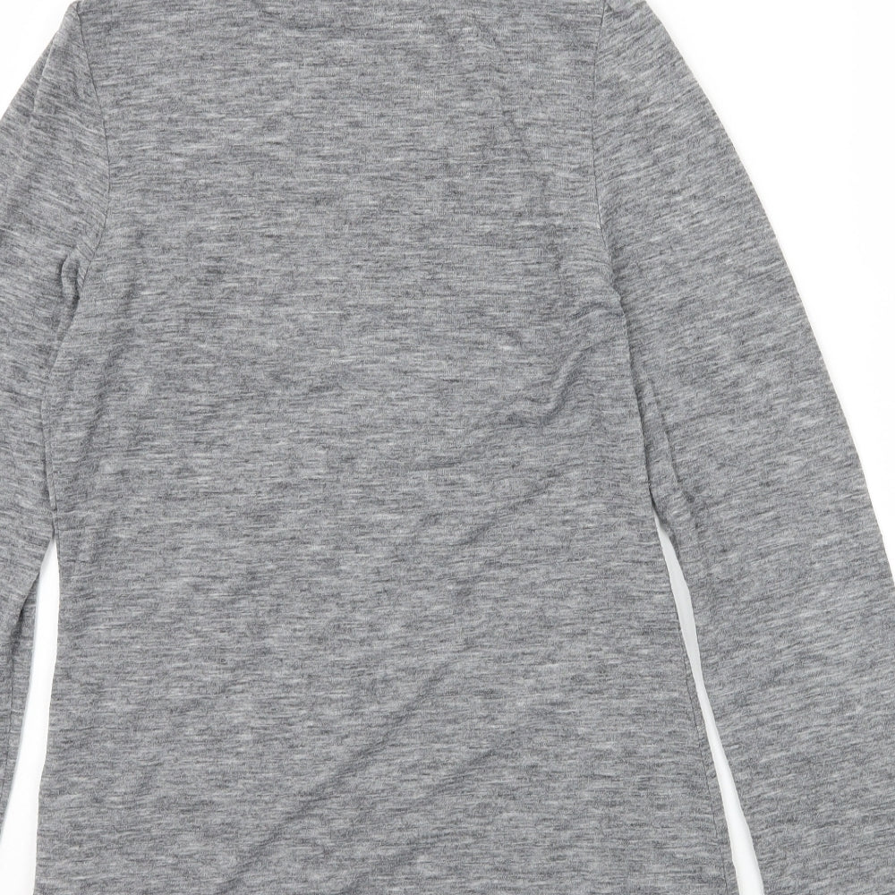 NEXT Womens Grey  Jersey Basic T-Shirt Size 6