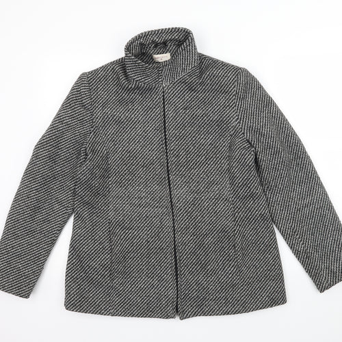 Bonmarché Womens Green  Knit Jacket Coat Size 16