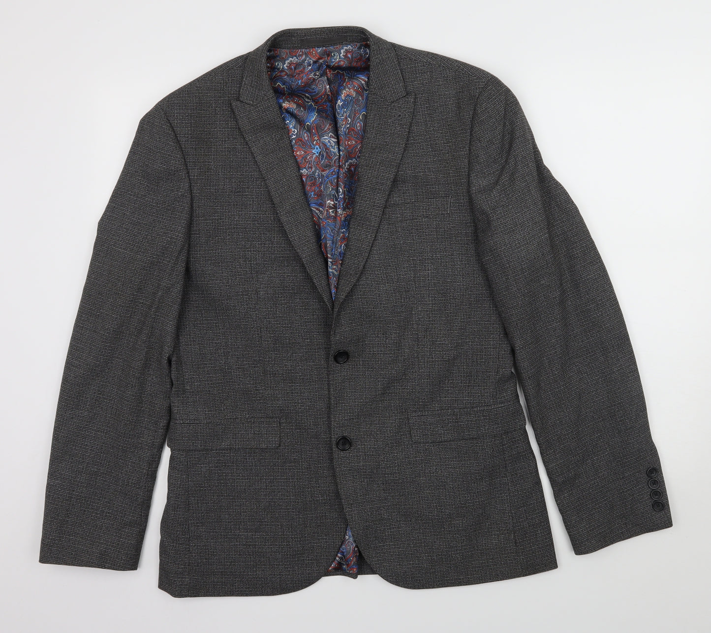 NEXT Mens Grey   Jacket Suit Jacket Size XL