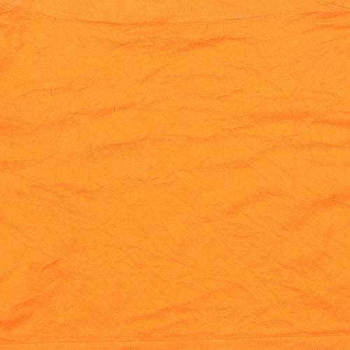 George Womens Orange  Knit Cardigan Jumper Size 16