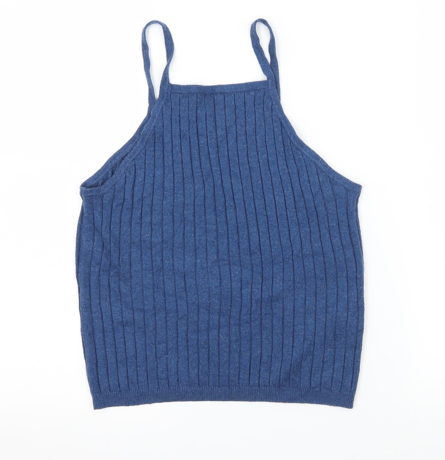 Atmosphere Womens Blue  Knit Basic Tank Size 12