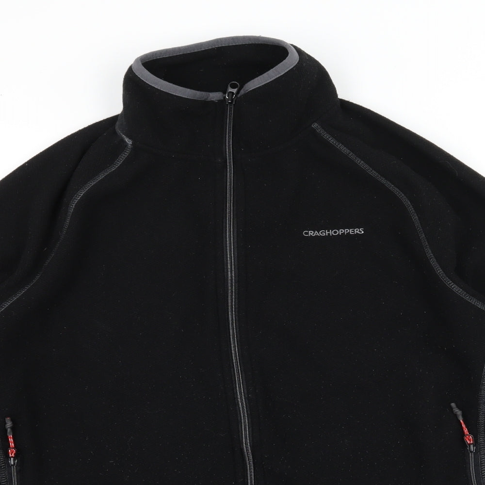 Craghoppers Mens Black  Fleece Full Zip Sweatshirt Size L