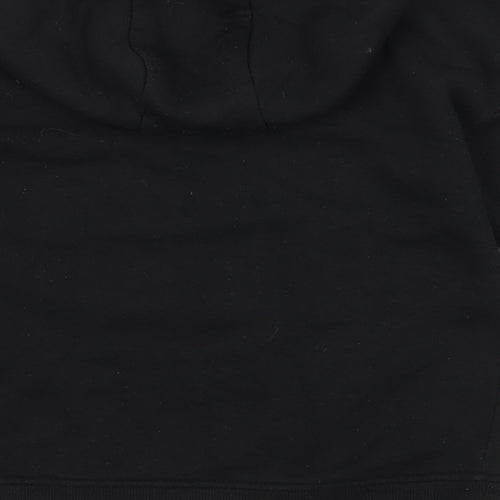 Primark Girls Black  Jersey Pullover Hoodie Size 9-10 Years  - Boston