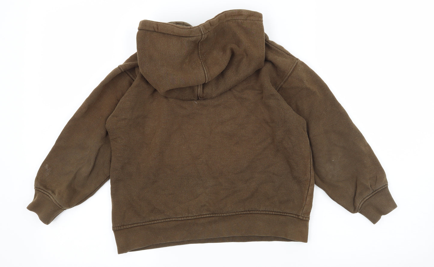 Animal Boys Brown  Jersey Pullover Hoodie Size 7-8 Years