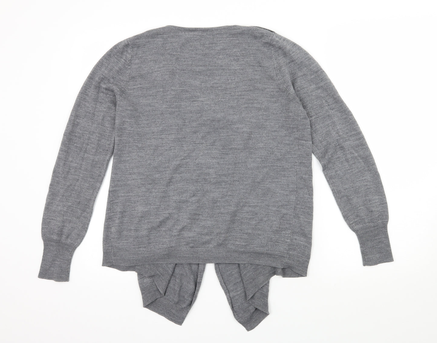 George Womens Grey  Knit Cardigan Jumper Size 14