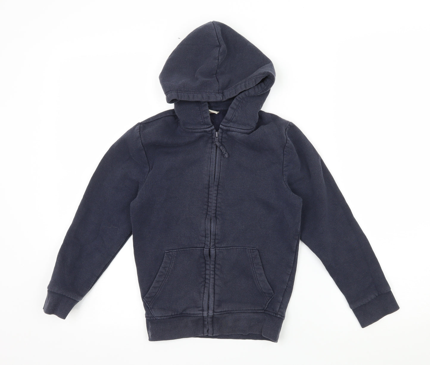 TU Boys Blue  Jersey Full Zip Hoodie Size 7 Years