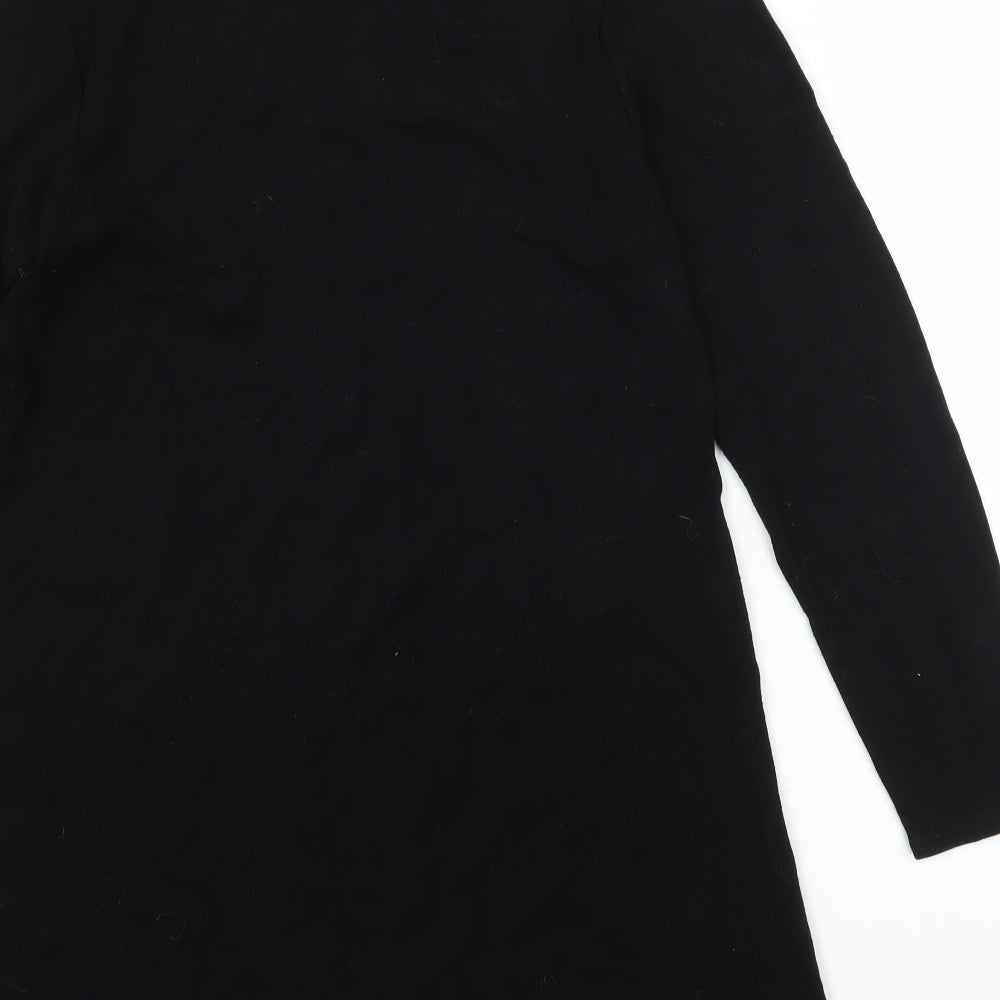 Waves Womens Black  Knit Cardigan Jumper Size S