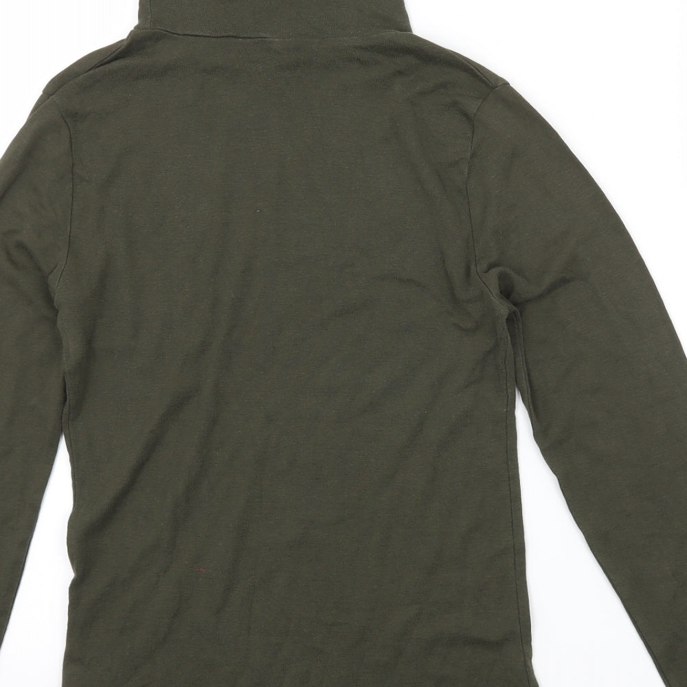 Peacocks Womens Green   Basic T-Shirt Size 10