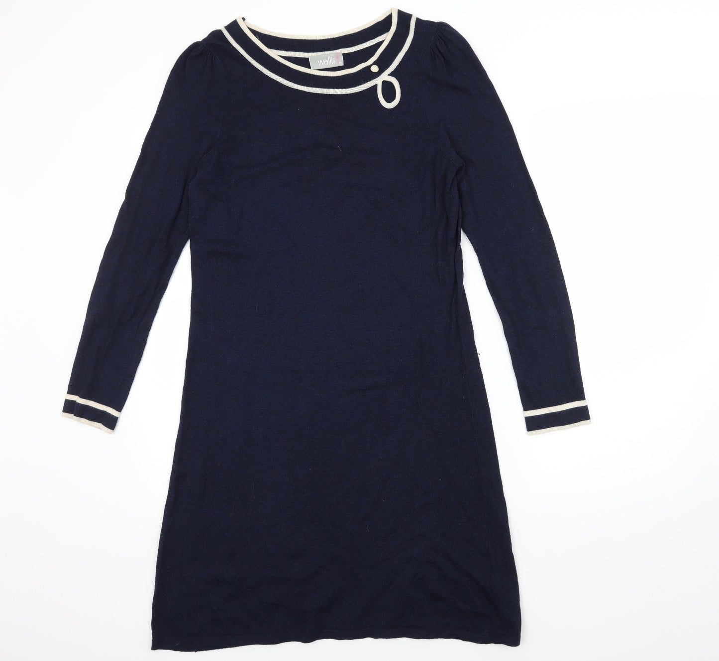 Wallis Womens Blue  Knit Shift  Size M
