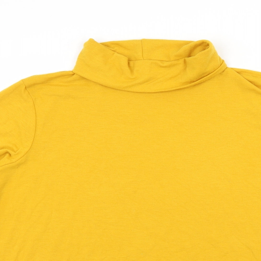 George Womens Yellow   Basic T-Shirt Size 18