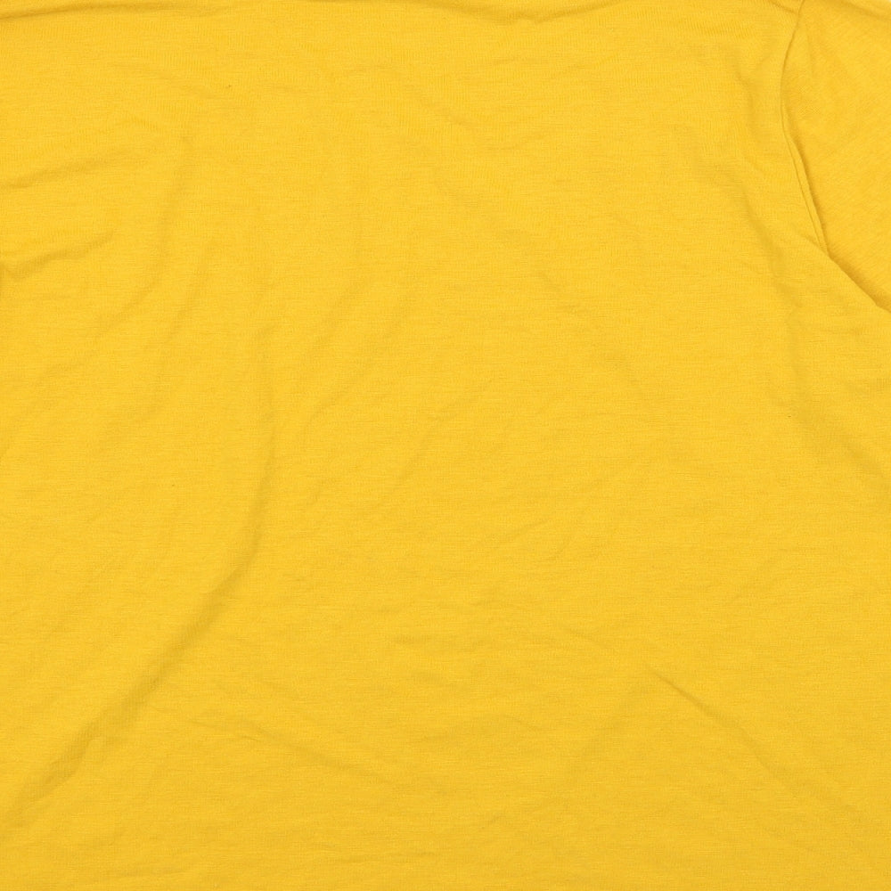 George Womens Yellow   Basic T-Shirt Size 18