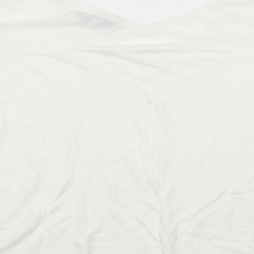 NEXT Womens White  Knit Basic T-Shirt Size S