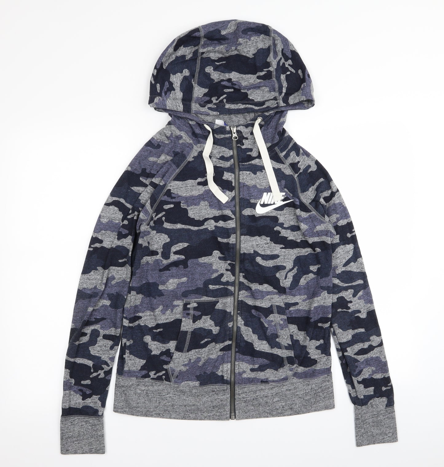 Nike Mens Multicoloured Camouflage  Full Zip Jumper Size S