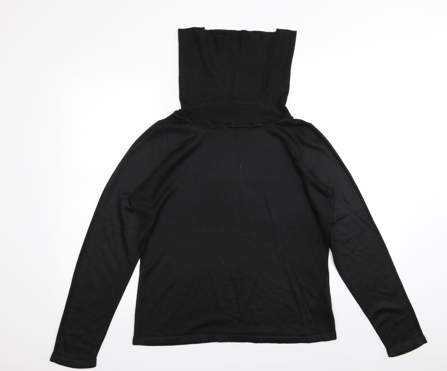 M&S Womens Black   Basic T-Shirt Size 16